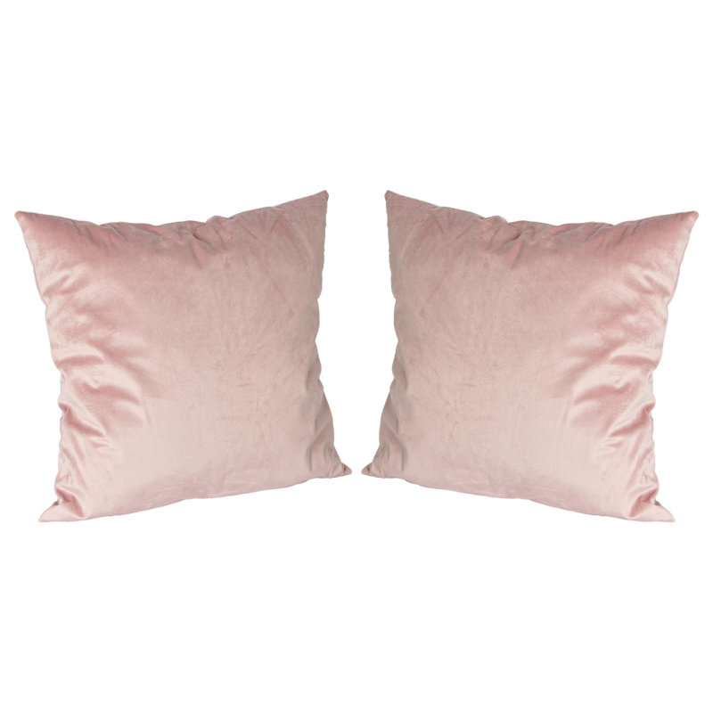 Square Scatter Cushion with Filling, Pink