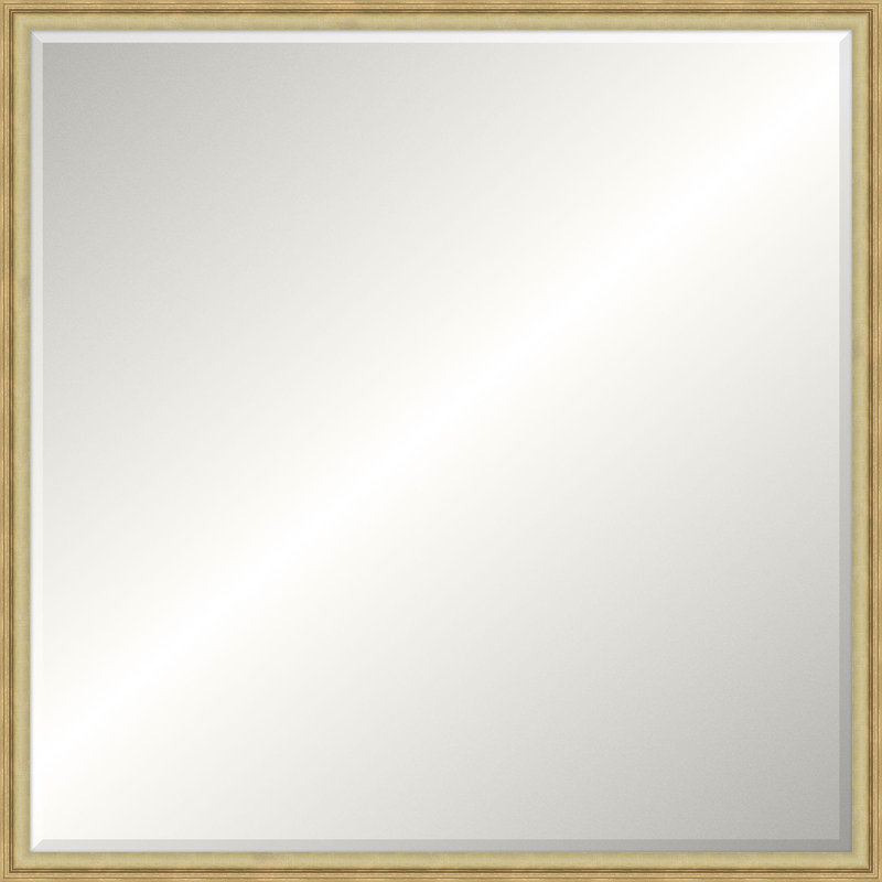 Chamblee Solid Wood Mirror, 51.25" x 51.25", Square