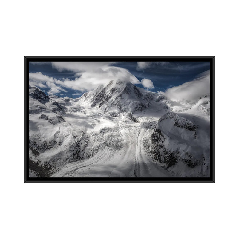 Glacial by Clara Gamito - Floater Frame Print on Canvas
