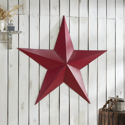 Festive Finds Metal Star Speckled Distressed