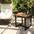 European Chestnut Square Wood Side Table