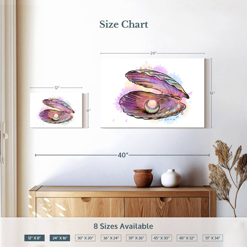 Pearl Oyster, 16" H x 24" W