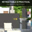 Clôture en métal gris-96178486
