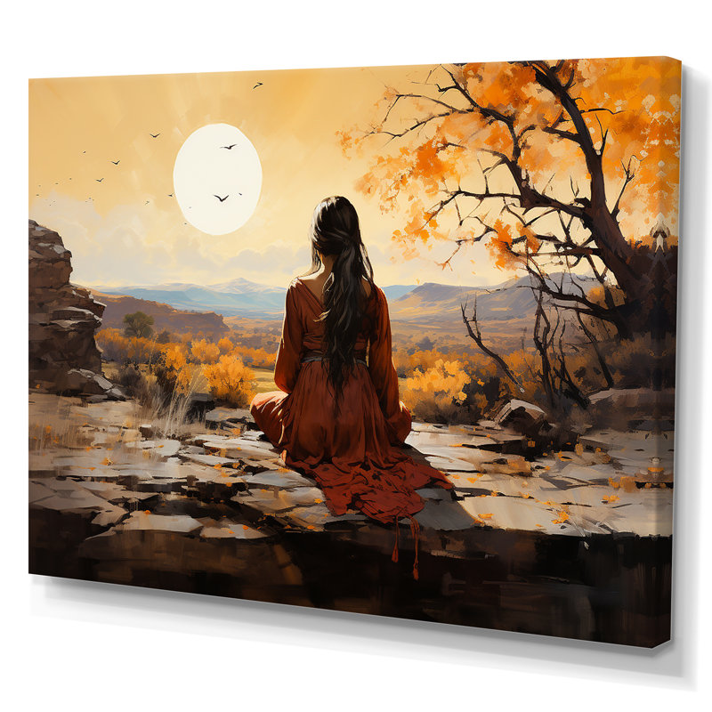 Native Mesa Meditations sur toile, H 30 po x l 40 po x P 1,5 po, Toile tendue