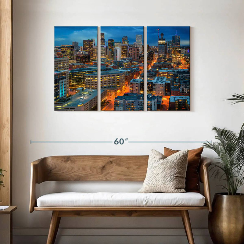 Nicci Denver Blue Hour, H 28 po x l 45 po