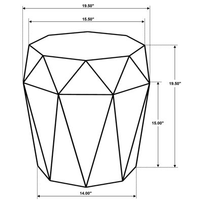 Table d'appoint Pringle