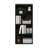 Zambrana Book Shelf, 7-Cube Bookshelf, Cube Storage Organizer Bookcase with Irregular Compartments, 9.4 x 18.9 x 42.1, for Living Room, Bedroom, Home Office, Espresso-124931430