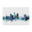 « jacksonville floride blue blue horizon », reproduction d’impression sur toile tendue-928041103