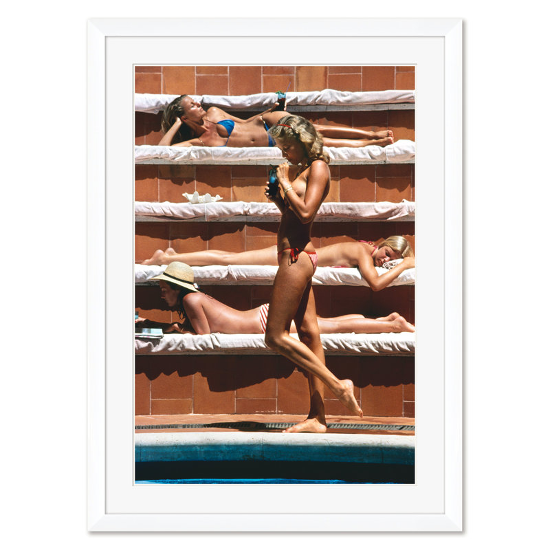 People Print by Slim Aarons, 59.5" H x 43.5" W