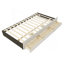 Lit plateforme tapissier avec lit gigogne et 3 tiroirs