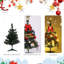 Sapin de Noël artificiel miniature de 50 cm (20 pouces), avec support en plastique, idéal pour décorer votre table pendant les fêtes de fin d'année.