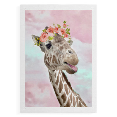 Floral Fun I -Canvas Print Only - NOT FRAMED