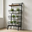 4-Tier Slim Rolling Storage Cart With Lockable Wheels, Narrow Utility Cart With Water-Resistant Wooden Top For Kitchen, Bathroom, Living Room, And Laundry Room Organization