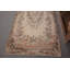 Tapis 3,5 po x 7,3 pi, tapis rétro, tapis tissés à plat, tapis turc, tapis beige, tapis neutres