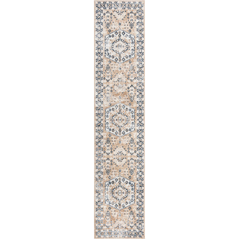 Deral Oriental Indoor Rug, Runner 2'7" x 12'