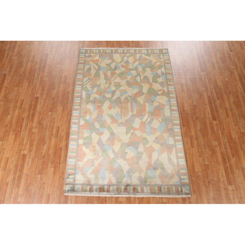 One-of-a-Kind 5'8" X 8'9" New Age Wool Area Rug in