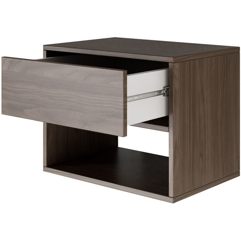 50cm W Manufactured Wood Bedside Table