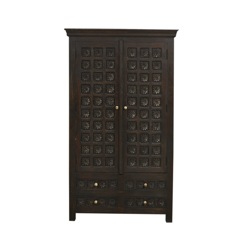 Armoire haute Torkel - Brun antique