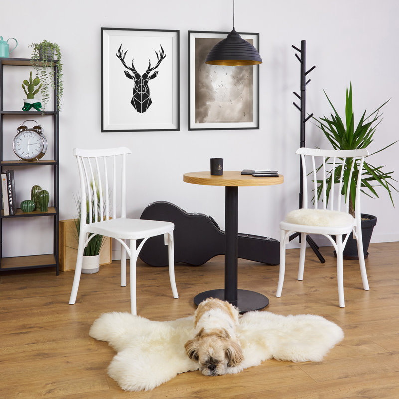 Loesch 46cm H Windsor Back Side Chair, White