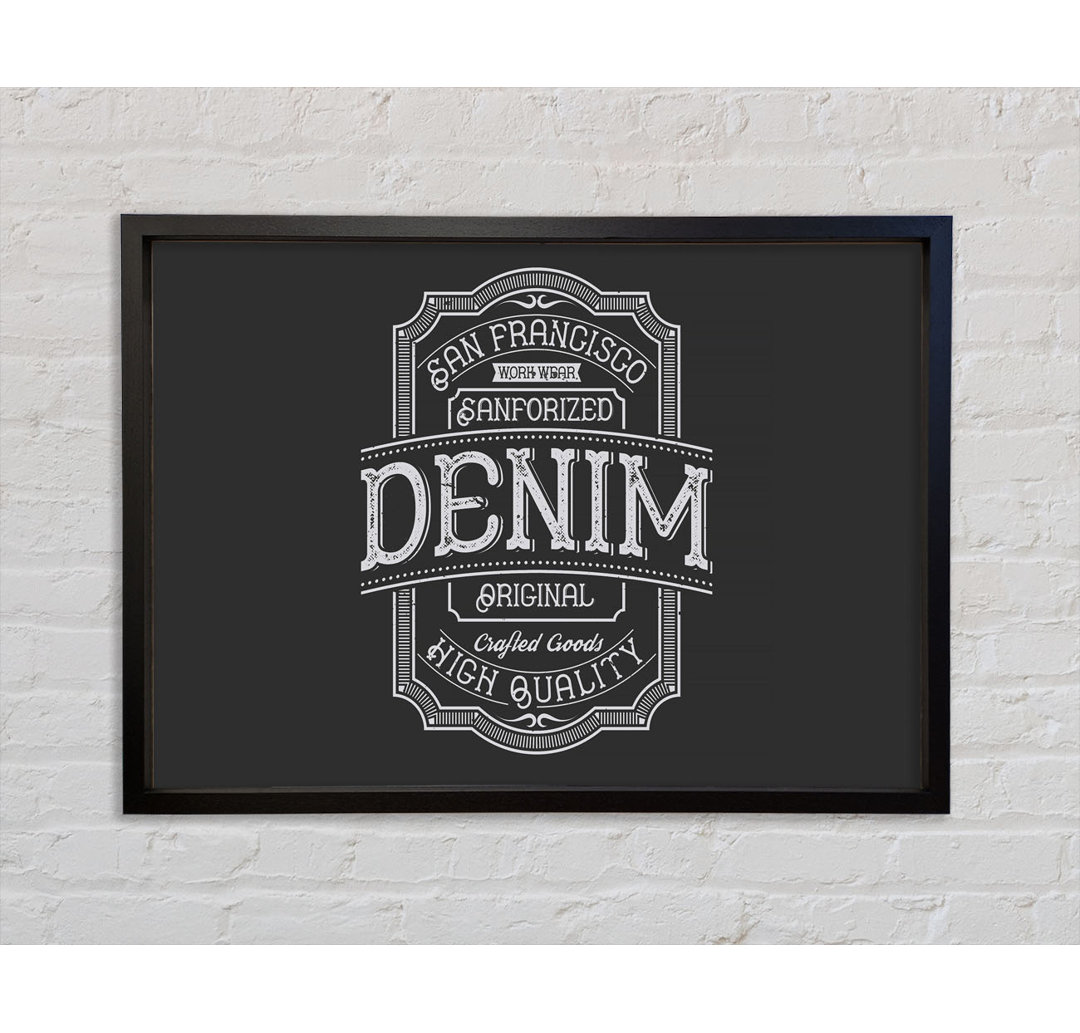 Denim Poster - Druck