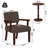 Aronas Upholstered Armchair With Solid Wood-909866300