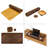 Leather Desk Pad (Real) Leather Desk Mat Set Large Desk Cover Desk Blotter Desk Protector Computer Mat For Keyboard Gaming Mouse Pad Table Laptop Office Desktop Accessories Antique