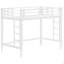 Lit mezzanine simple en métal, lit mezzanine
