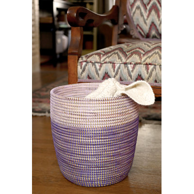 Panier de bain lavande et mauve
