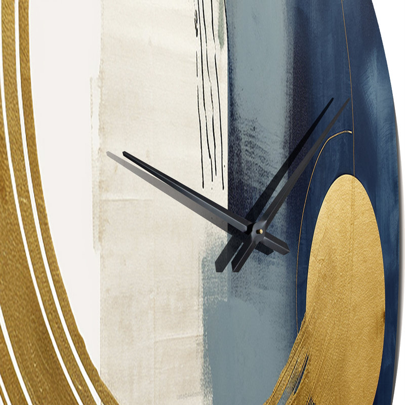 Horloge murale Mid-Century I Moon Bliss On, Moyenne