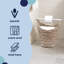 Panier à papier hygiénique en jacinthe d'eau tissé à la main Talia Classic-118398404