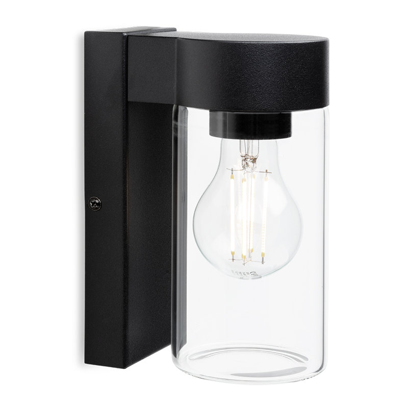 Black 190cm H Outdoor Sconce