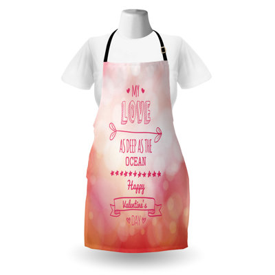 Valentine's Day No Pattern Bib Apron