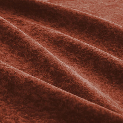 Armless Sofa Velvet- Red