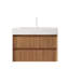 Meuble-lavabo mural 30 po avec 2 tiroirs et lavabo en céramique Carrara-305317554-305317555