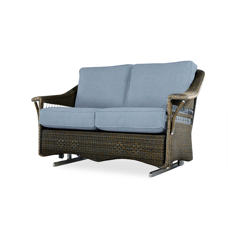 Nantucket Outdoor 2 - Seat Loveseat, Mink, Bamboo Bay Sky