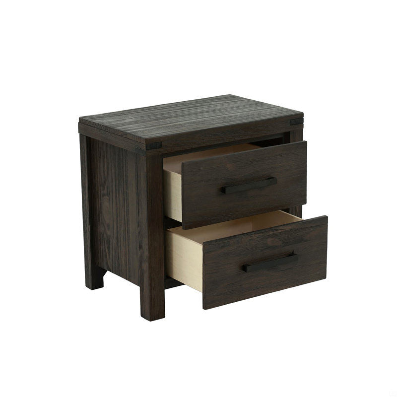 Table de chevet 2 tiroirs