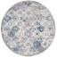 Tapis oriental blanc et bleu royal Harty-125930599