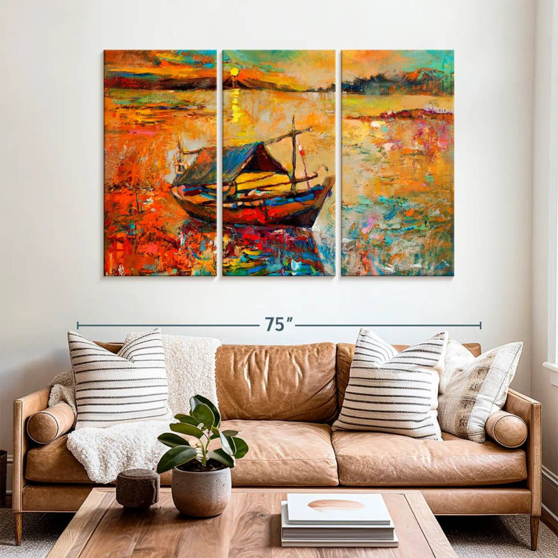 Senne Boat, 42" H x 65" W