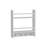 2 Piece Accent Shelf with Hooks