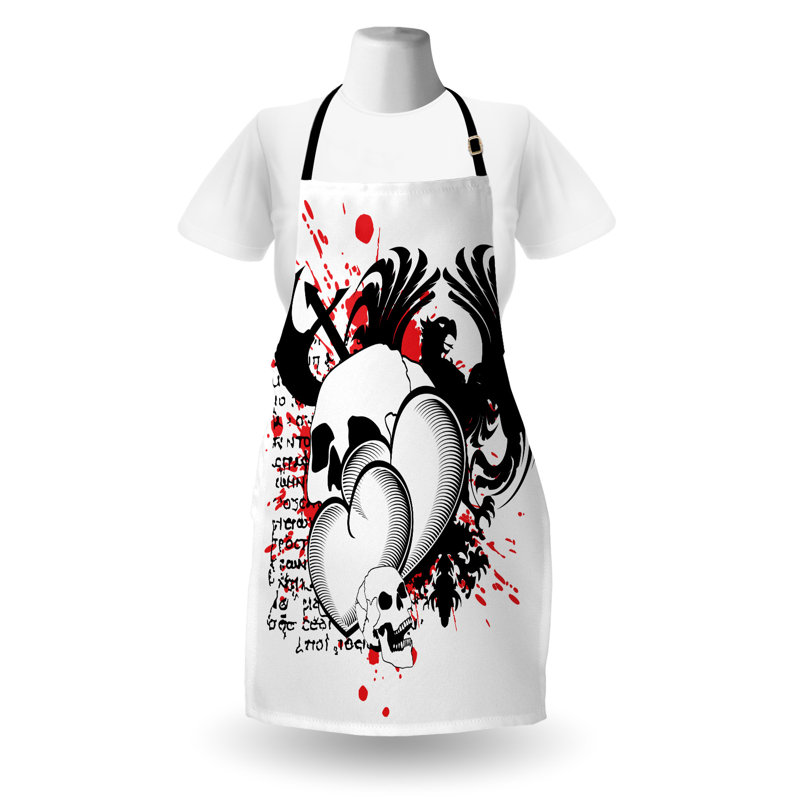 No Pattern Bib Apron