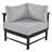 Jorin 6-Piece Modern U-Shaped Patio Sofa With Ultra-Thick Cushions And Powder-Coated Iron Frame-126144952