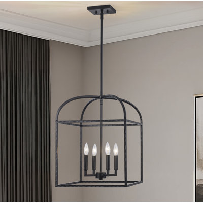 Luminaire suspendu 4 lumières DEL Birdy