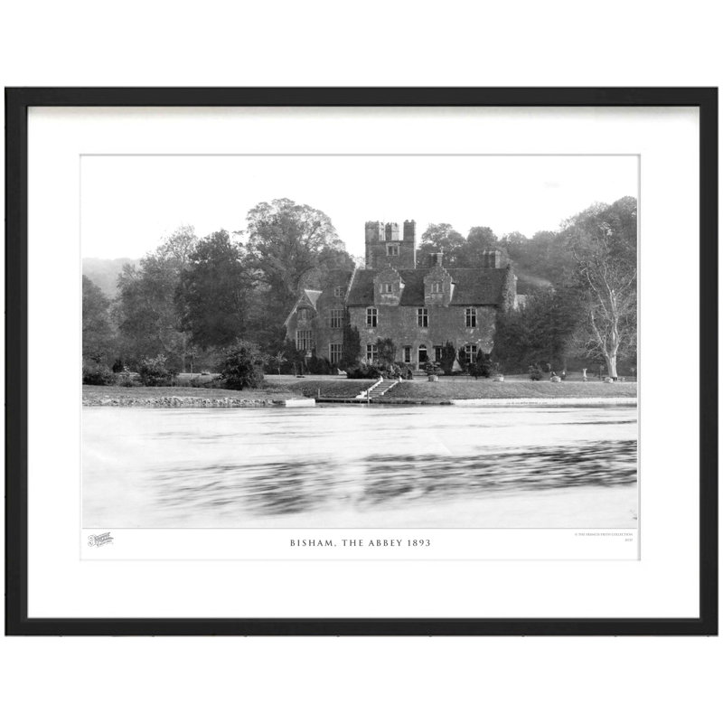 Bisham, The Abbey 1893 - Single Picture Frame Print, 28cm H X 36cm W x 2cm D