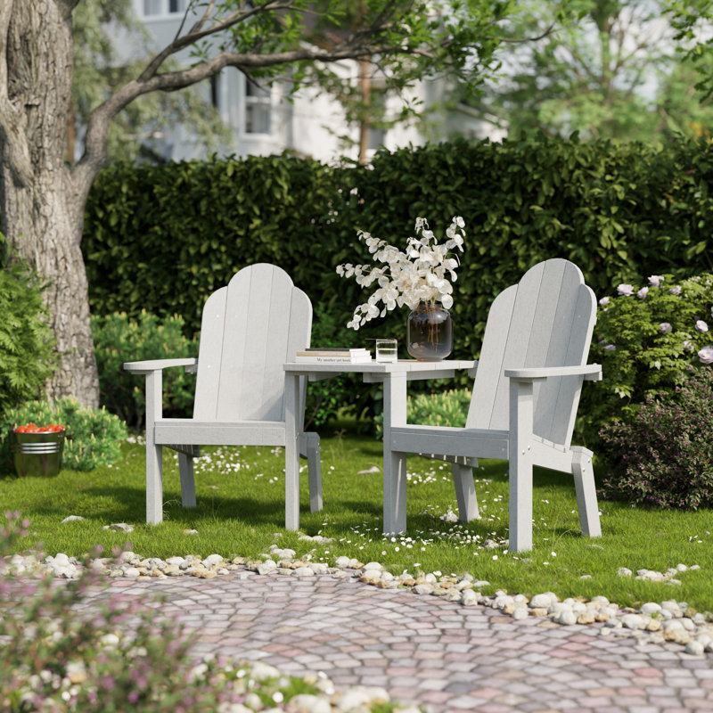 Classic Deck Chair Tete-A-Tete, Light Gray