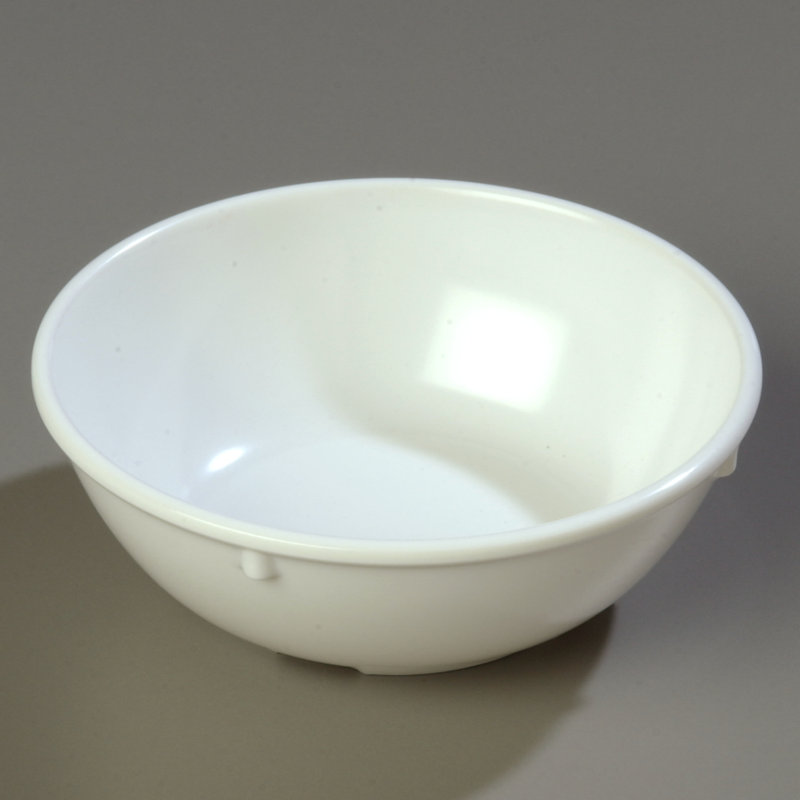 Bol nappie en mélamine 14,8 oz. Dallas Ware®, Blanc