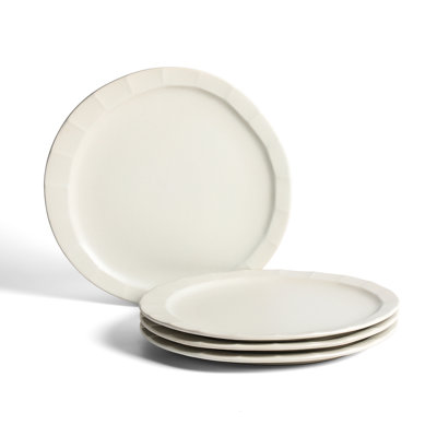 Ensemble de 4 assiettes en grès Stone Lain Oasis