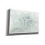 Toile épique Graffiti «Watercolor Wanderlust London Mint» par Laura Marshall, art mural 60 po x 40 po
