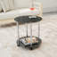 Markesan Glass Top End Table