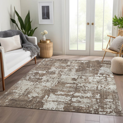 Premium Machine Washable Mayfield AMF1008 Abstract Rug