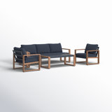 Berenisse 5 - Person Patio Conversation Sets with Cushions